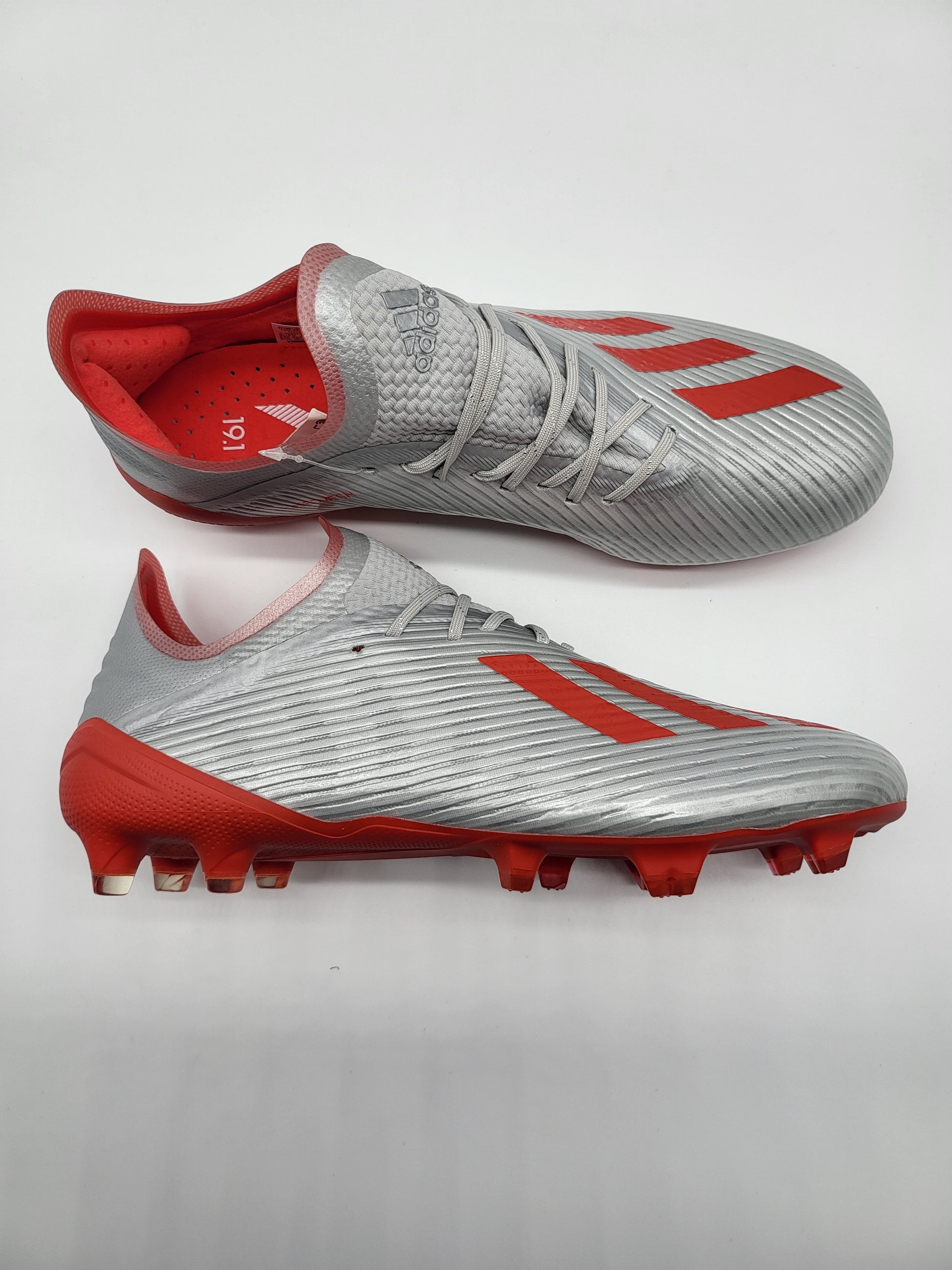 X 19.1 FG Gray Red – Villegas Footwear