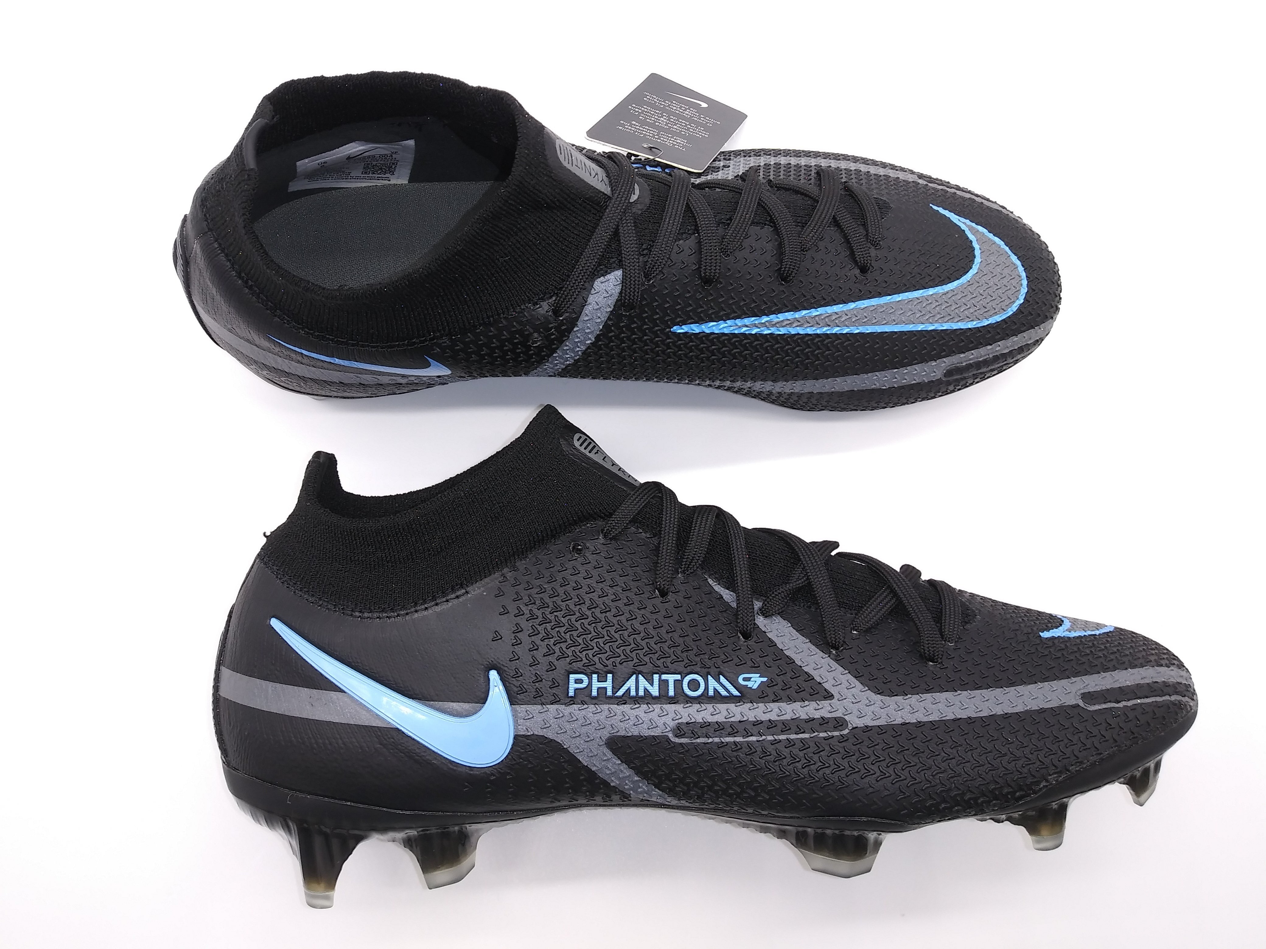 Nike Phantom GT2 Elite DF FG Black Blue – Villegas Footwear