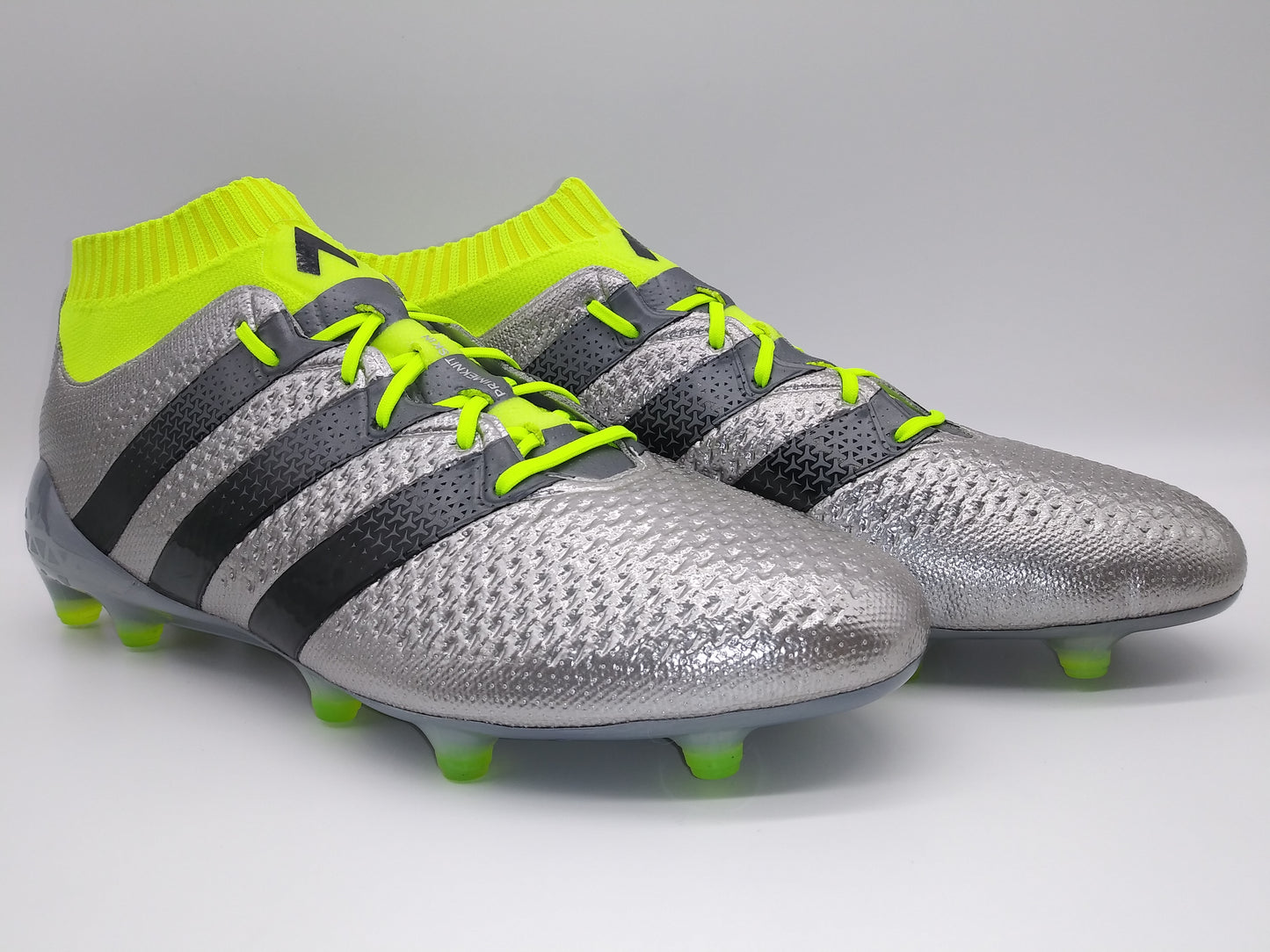 Cyclopen Maria huiselijk Adidas ACE 16.1 Primeknit FG Silver Green – Villegas Footwear
