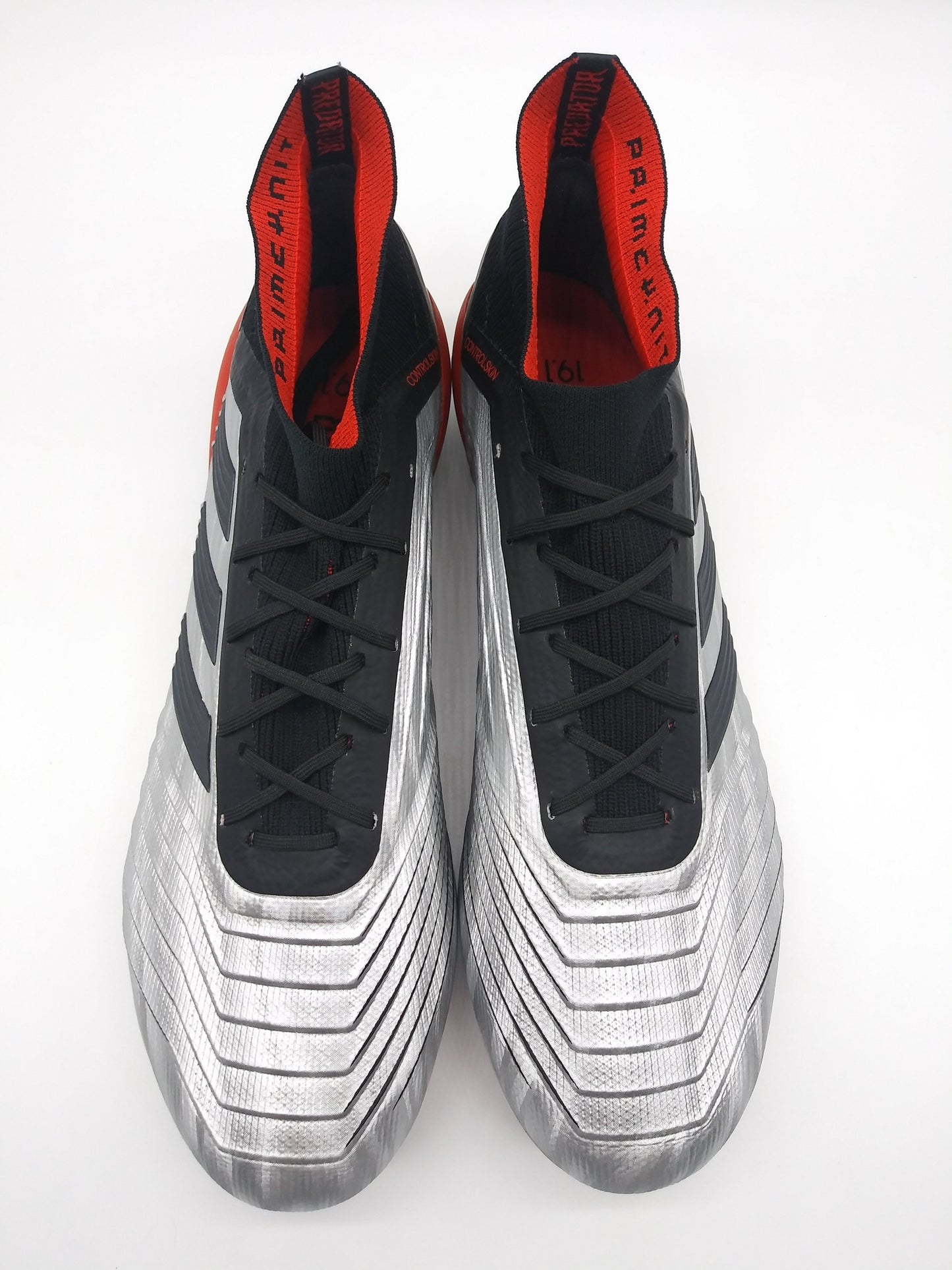 Adidas Predator 19.1 FG Silver Black Red