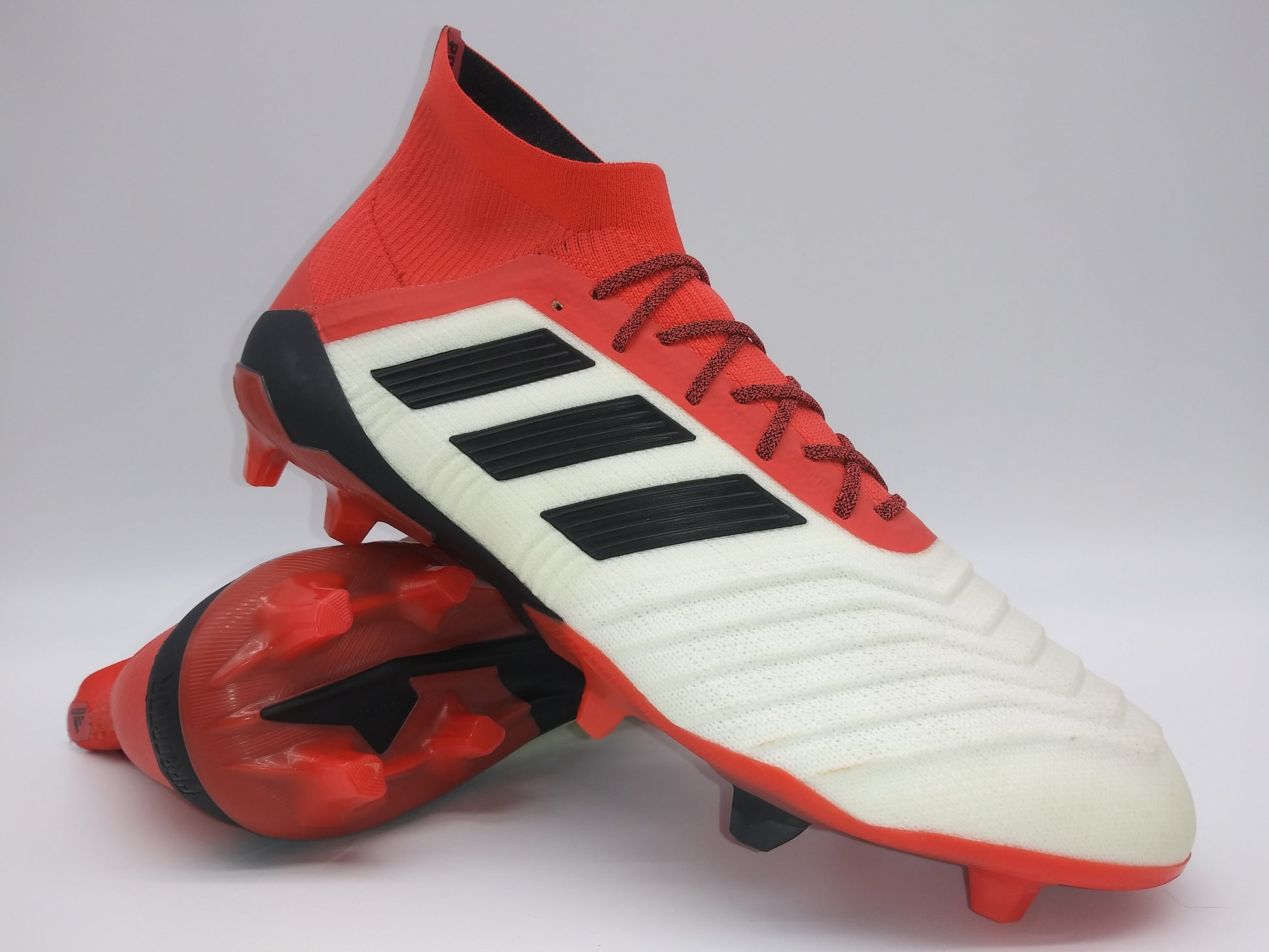 Adidas Predator 18.1 White Red Villegas Footwear