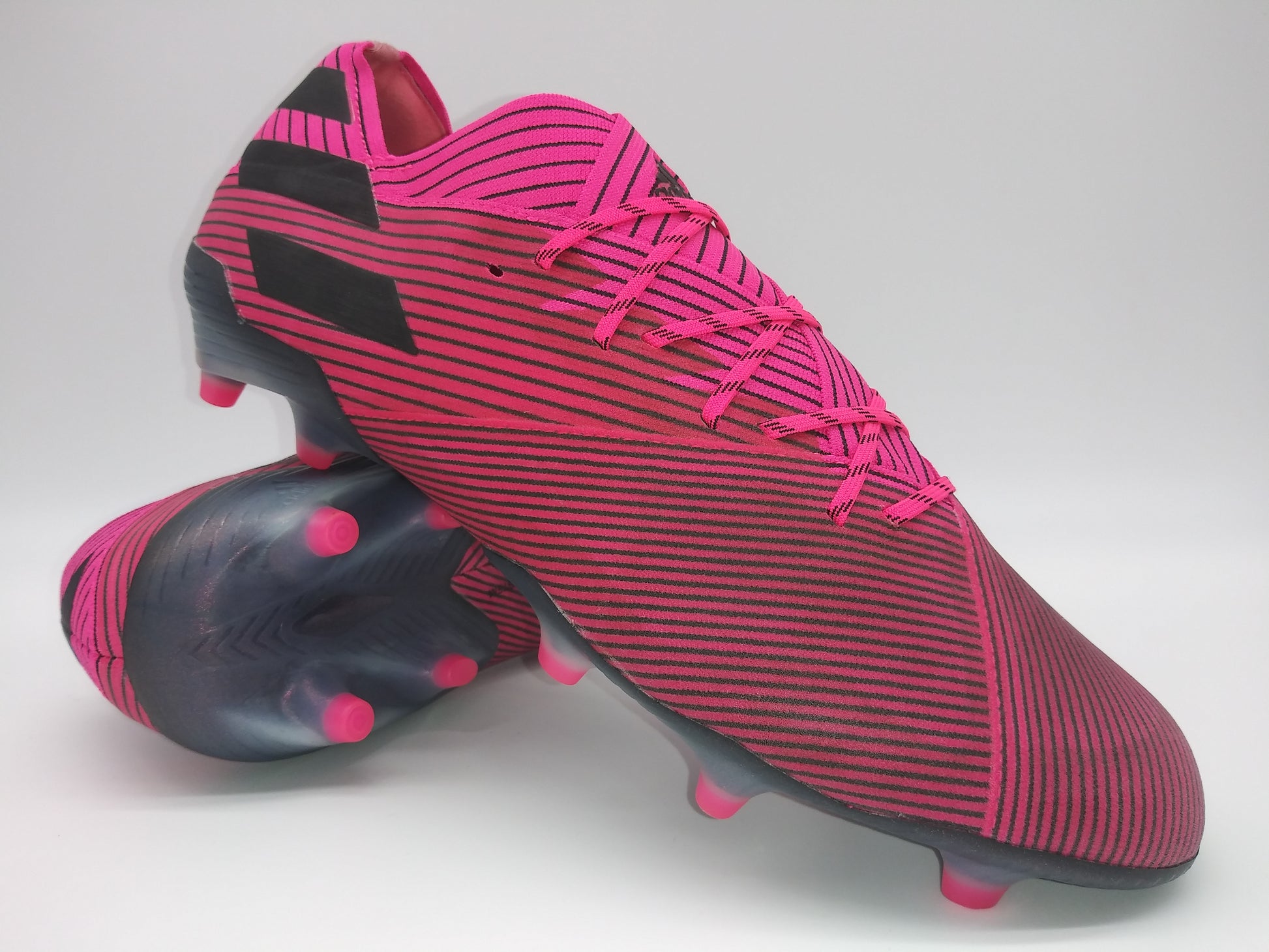 Ambientalista libro de bolsillo tugurio Adidas Nemeziz 19.1 FG Pink Black – Villegas Footwear