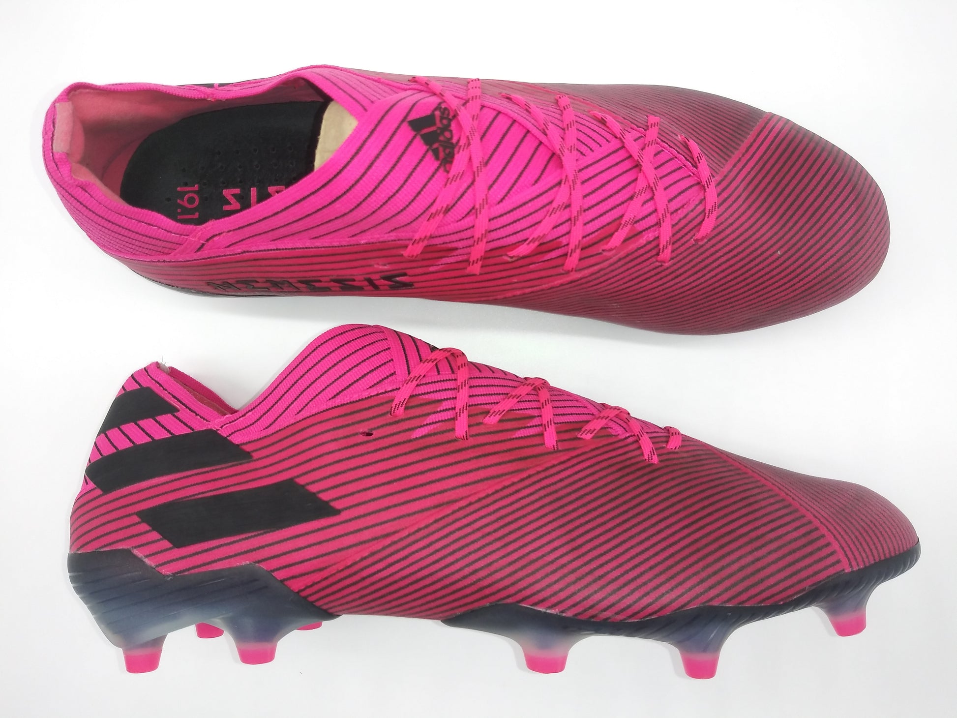 Allergisch sessie Levendig Adidas Nemeziz 19.1 FG Pink Black – Villegas Footwear
