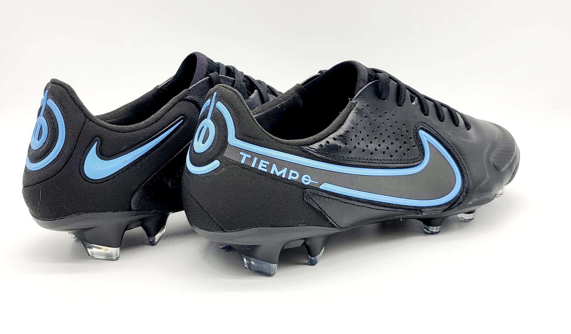 ironie Binnen kleding Nike Tiempo Legend 9 Elite FG Black Blue – Villegas Footwear