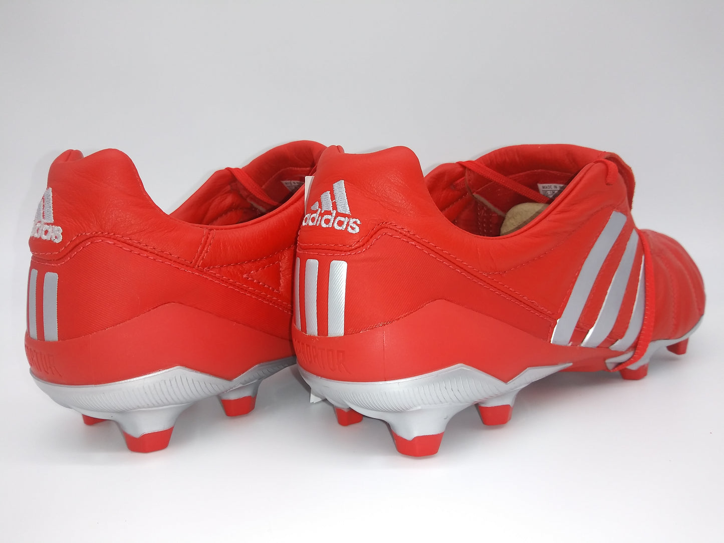Adidas Predator FG Red Gray – Villegas Footwear