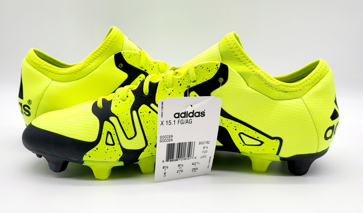 Adidas X 15.1 FG AG Volt Black