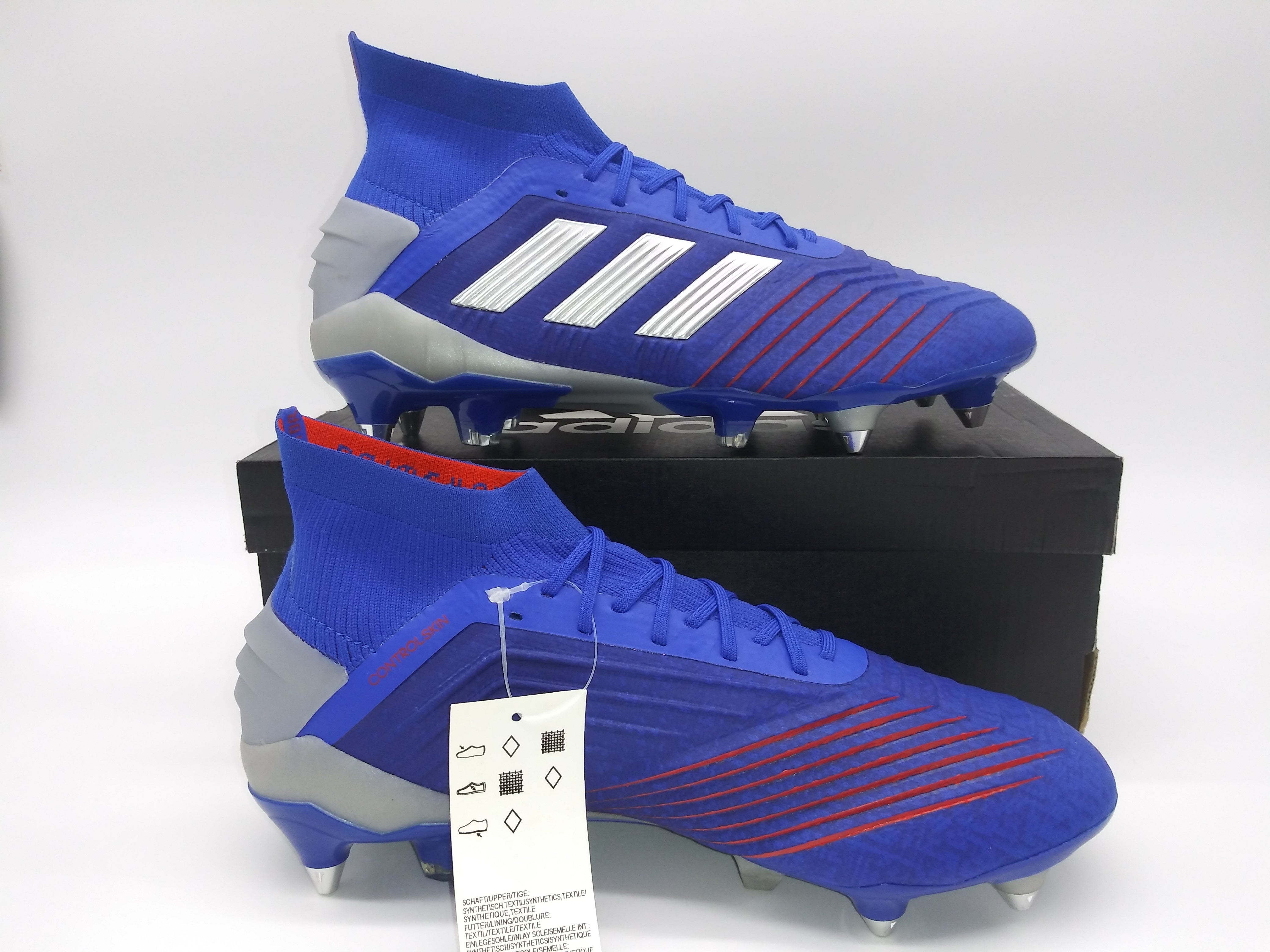 Adidas Predator 19.1 SG Blue – Villegas Footwear