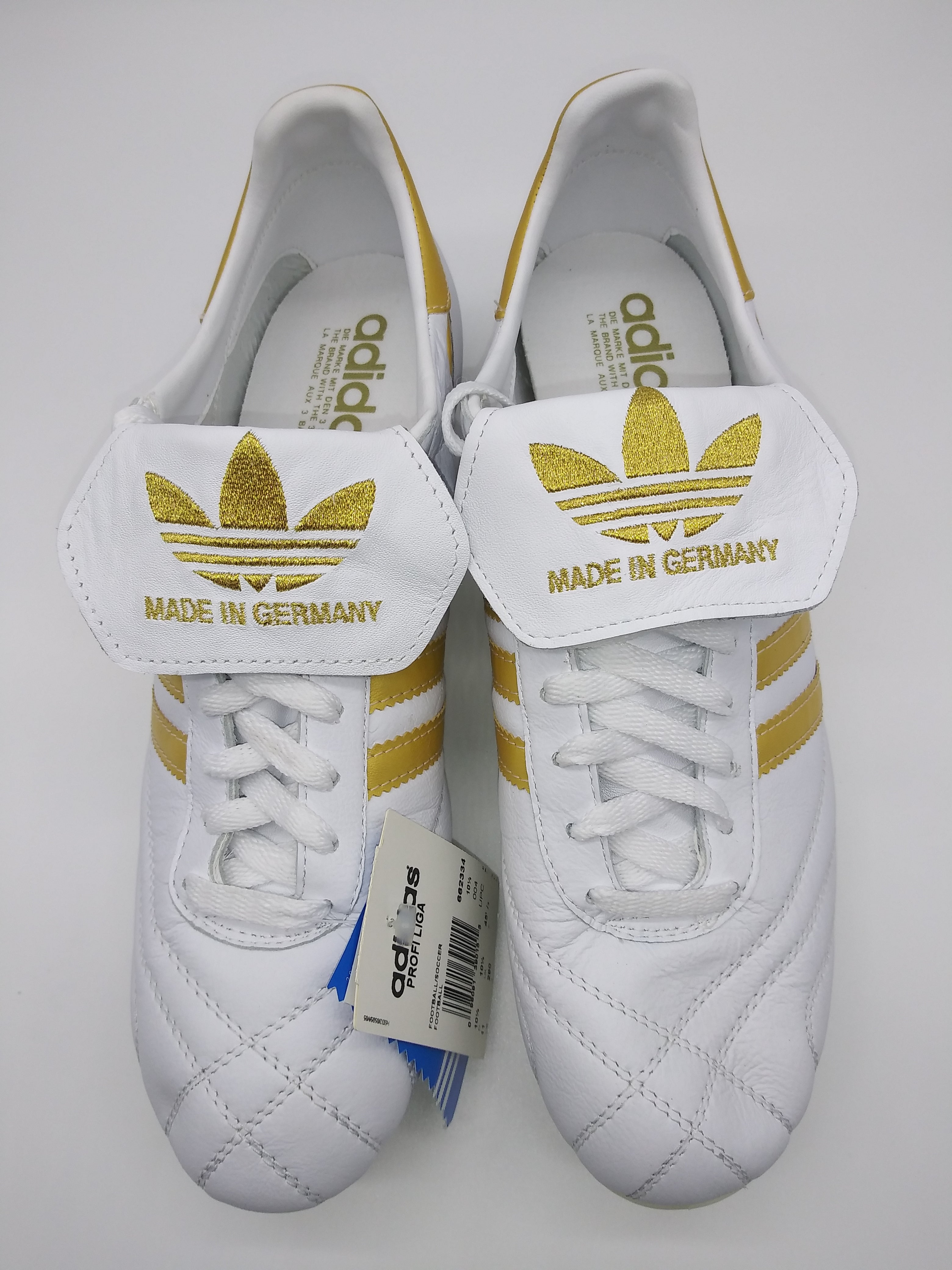 White store gold adidas