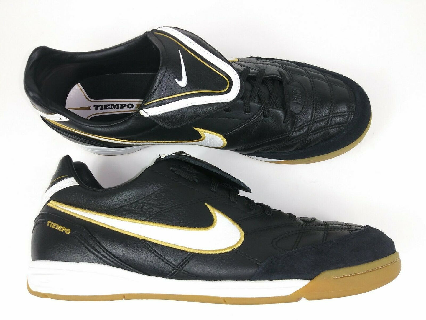 Nike Tiempo lll IC Indoor Shoes Black Gold