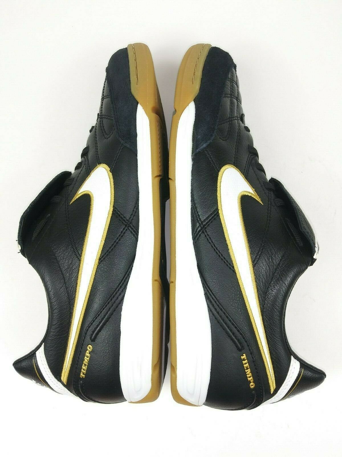 Nike Tiempo lll IC Indoor Shoes Black Gold Villegas Footwear