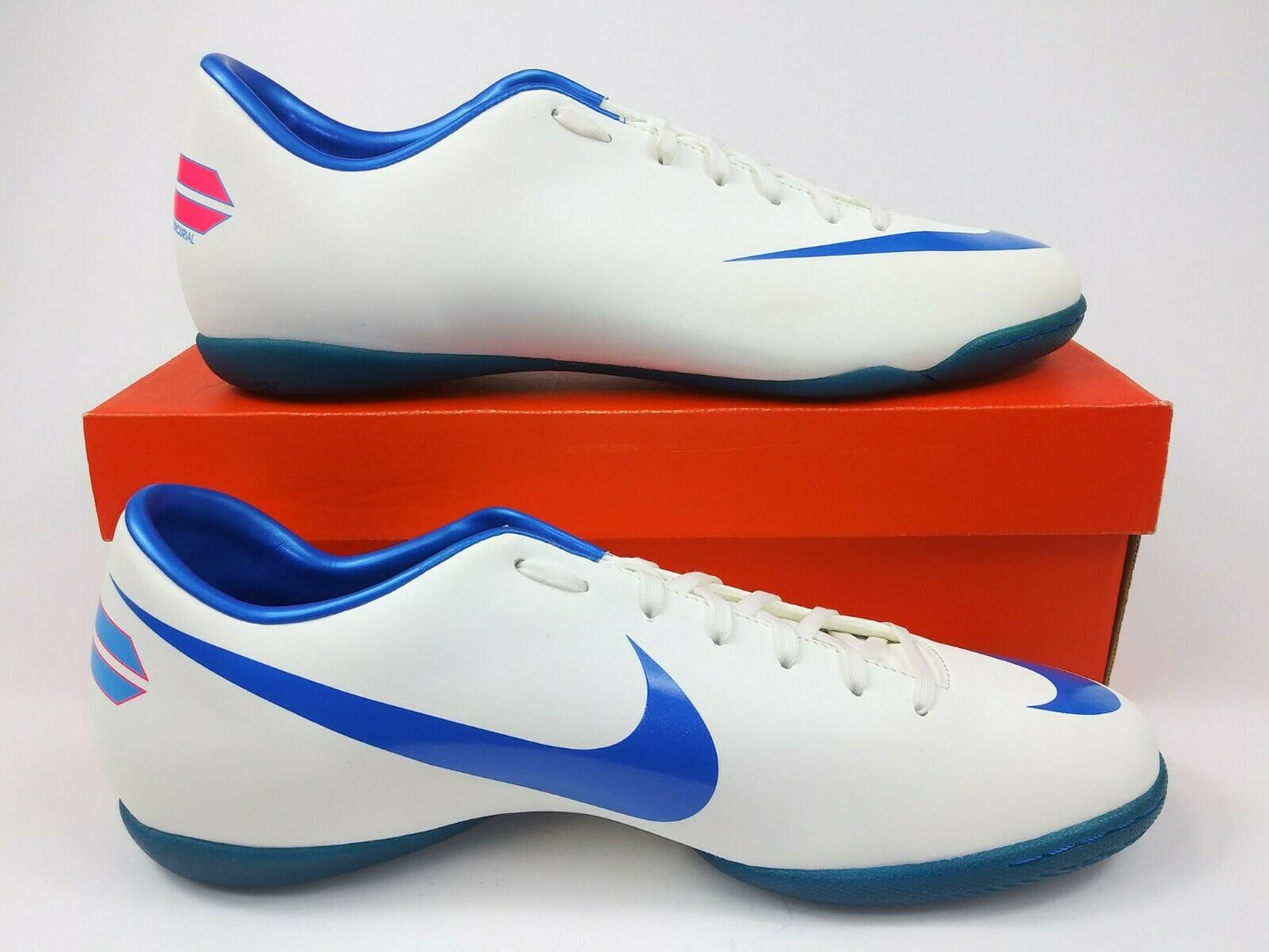 Nike Mercurial Victory lll IC White Blue Indoor Shoes