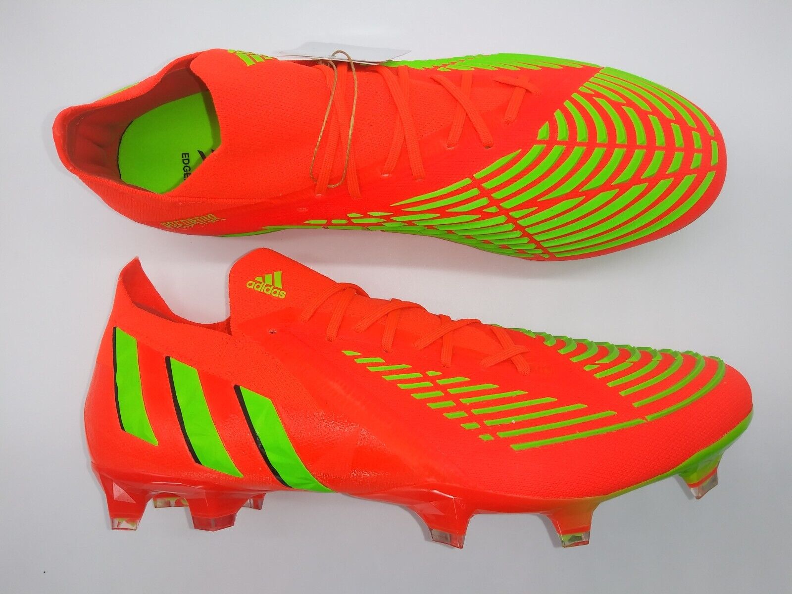 Adidas Predator Edge.1 L FG Orange Green – Villegas Footwear