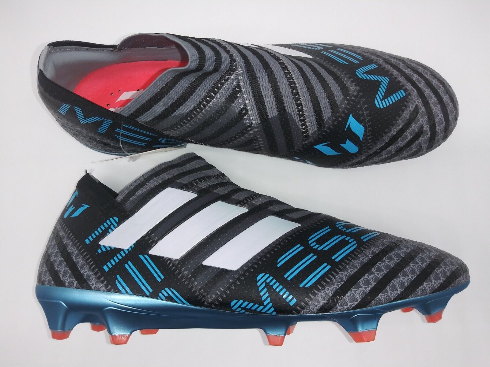 Adidas Nemeziz Messi 17+ FG Gray Blue – Villegas Footwear