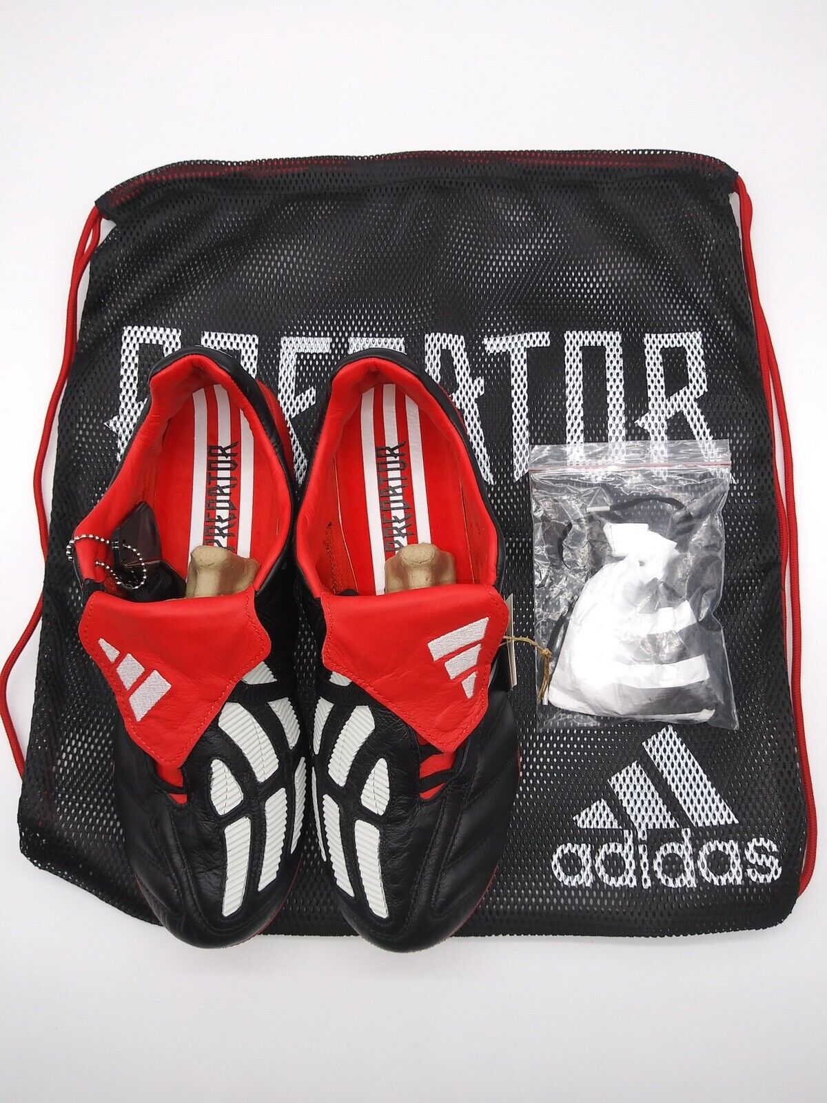 Adidas Predator Mania SG Black Red Limited Edition Only 2002 Pairs Wo Villegas Footwear