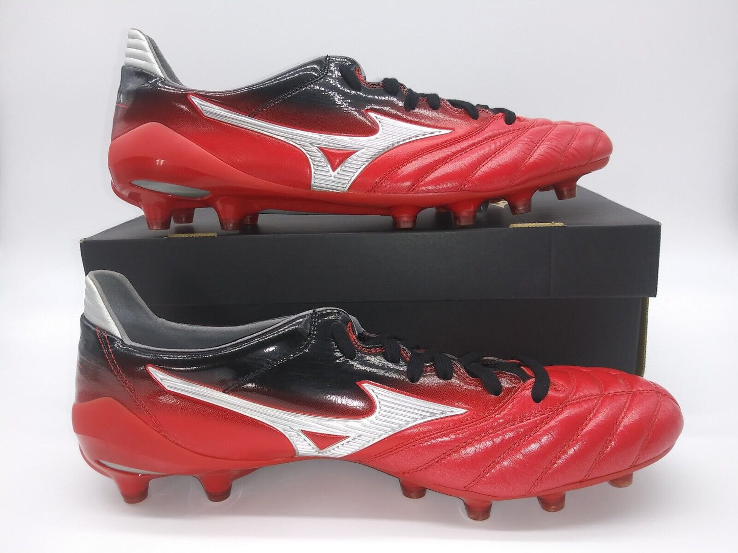 Mizuno Morelia Neo II FG Red Black