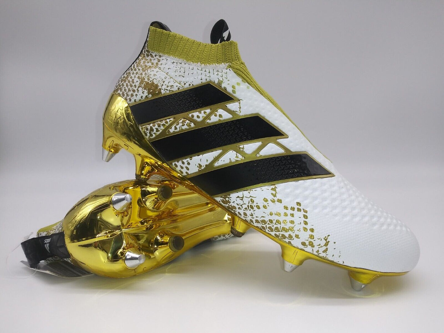 Vacature Collectief omhelzing Adidas ACE 16+ PC SG BA8425 Gold White – Villegas Footwear