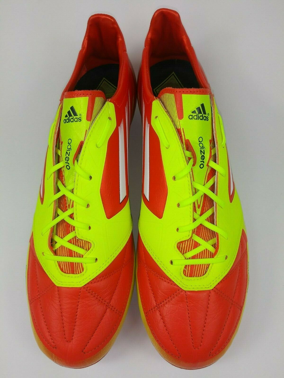 Adidas F50 adizero TRX FG Leather Orange Yellow – Villegas Footwear