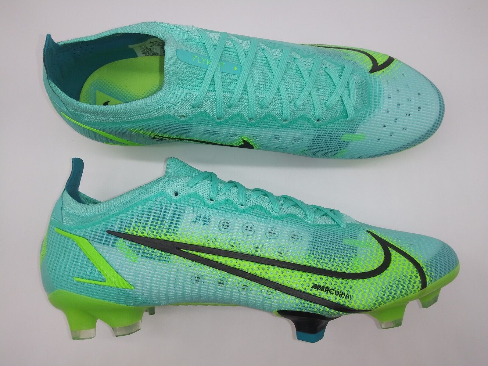 Nike Vapor 14 Elite Elite FG Turquiose Volt – Villegas Footwear