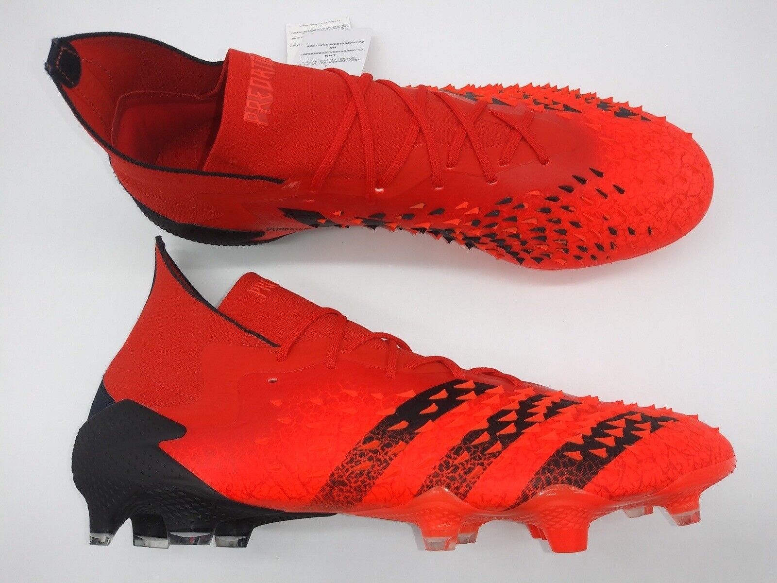 Adidas predator red on sale black