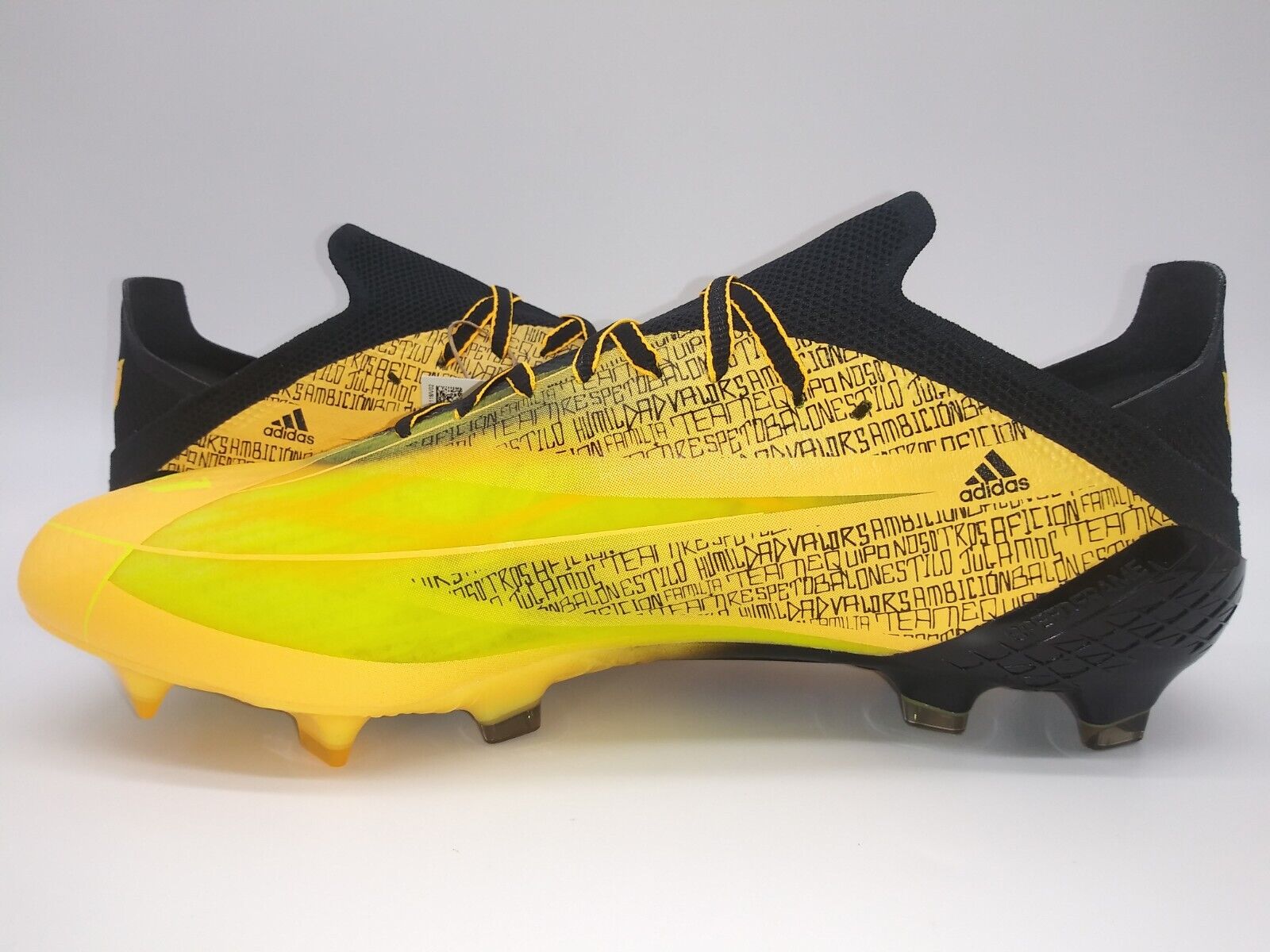 Adidas X Speedflow Messi.1 FG Black Yellow – Villegas Footwear