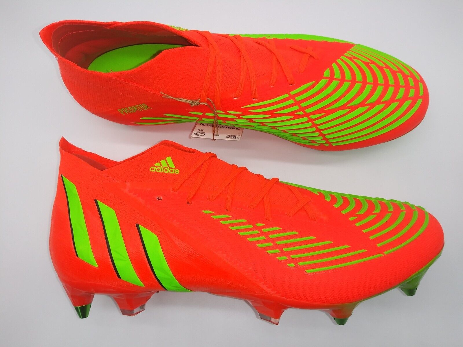 Adidas Predator Edge.1 SG Orange Green – Villegas Footwear